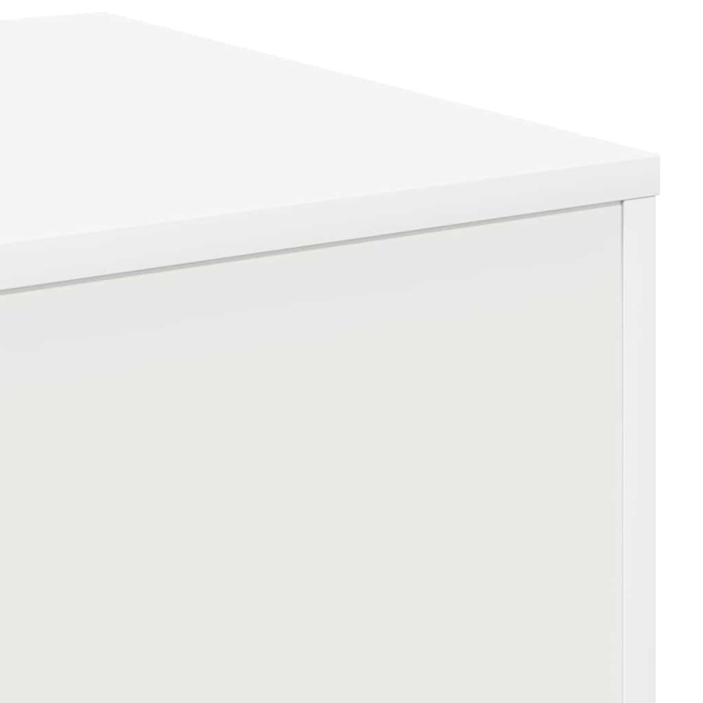 Side Tables 3 pcs White Engineered Wood