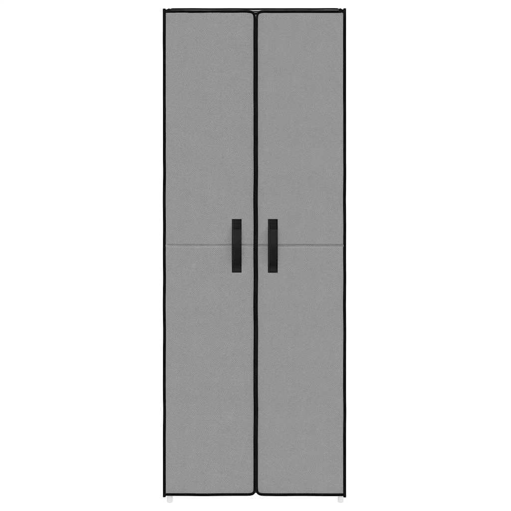 Shoe Cabinet Grey 60x30x166 cm Fabric
