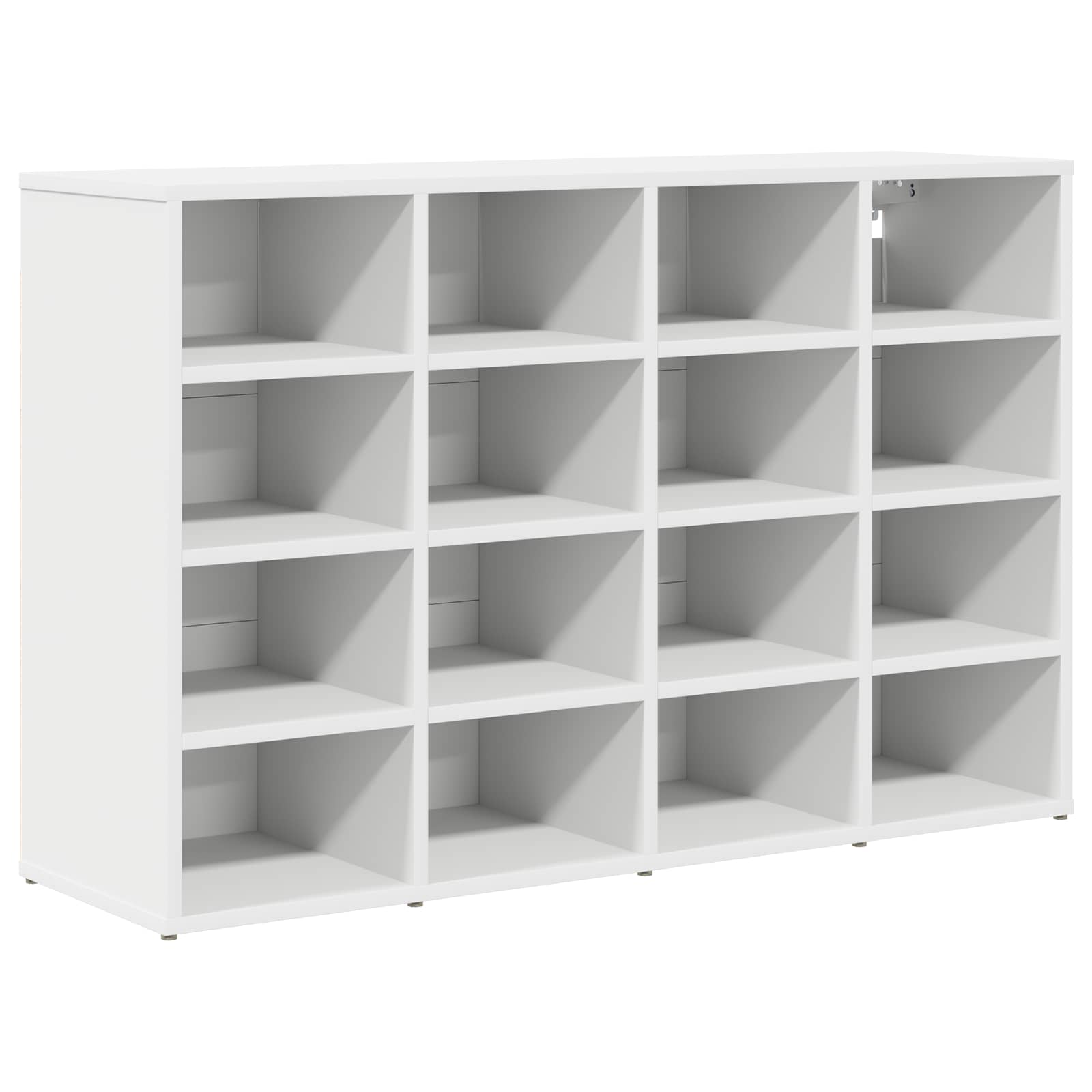 Shoe Cabinet 103 x 30 x 67 cm Engineered Wood White