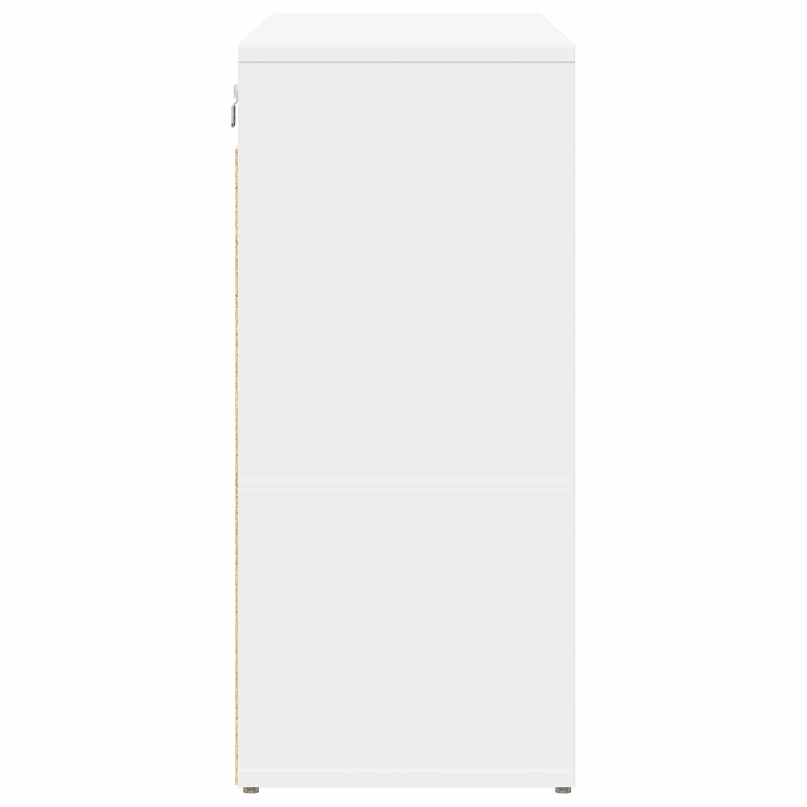 Shoe Cabinet 103 x 30 x 67 cm Engineered Wood White