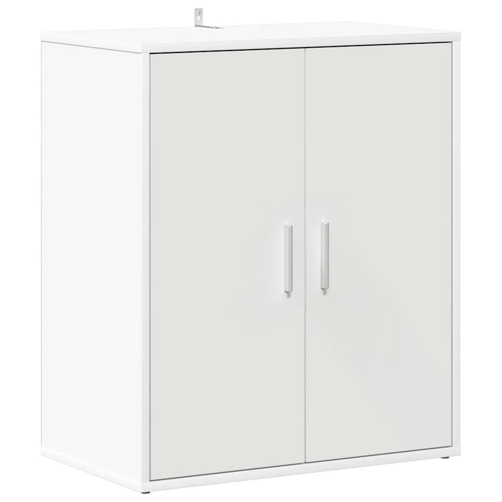 Shoe Cabinet White 60x35x70 cm Engineered Wood