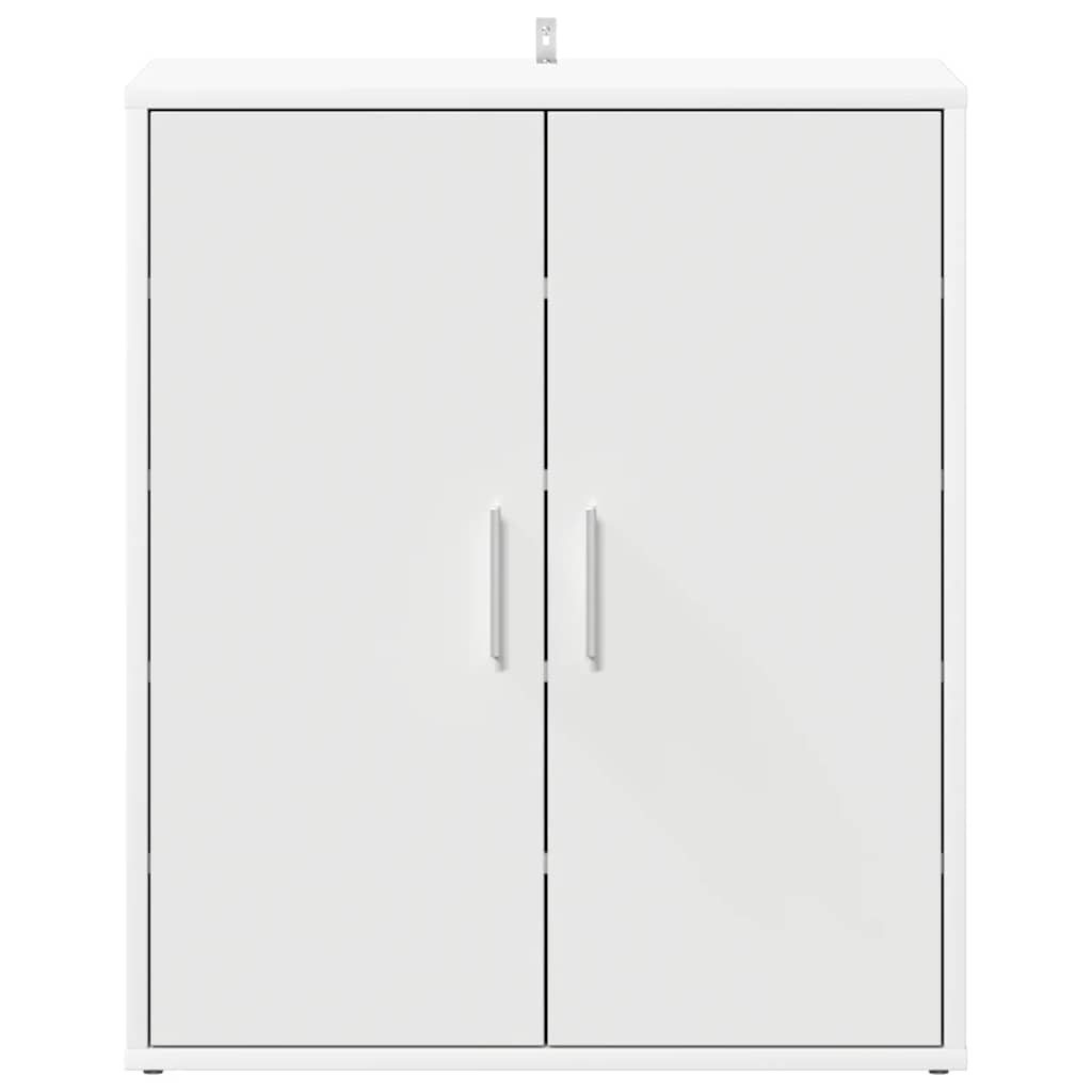 Shoe Cabinet White 60x35x70 cm Engineered Wood
