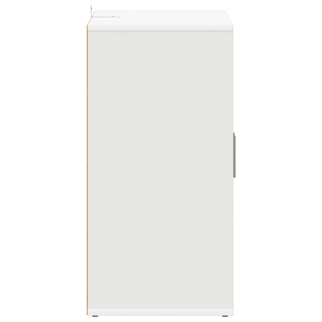 Shoe Cabinet White 60x35x70 cm Engineered Wood