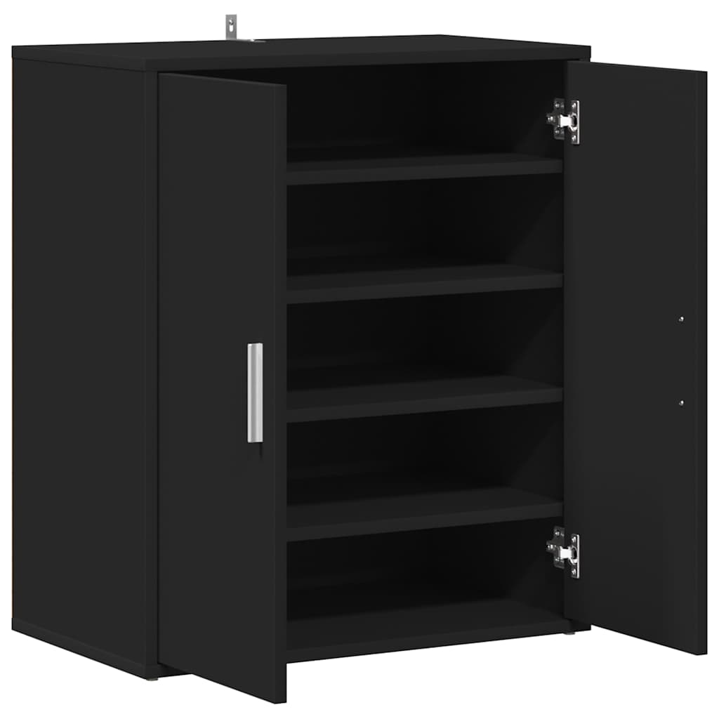 Shoe cabinets 60 x 35 x 70 cm Black 6 compartments for shoes