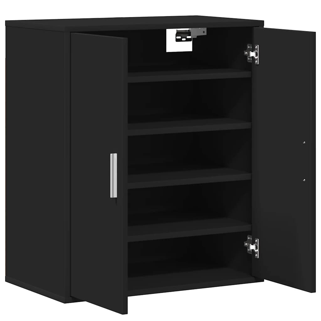 Shoe cabinets 60 x 35 x 70 cm Black 6 compartments for shoes