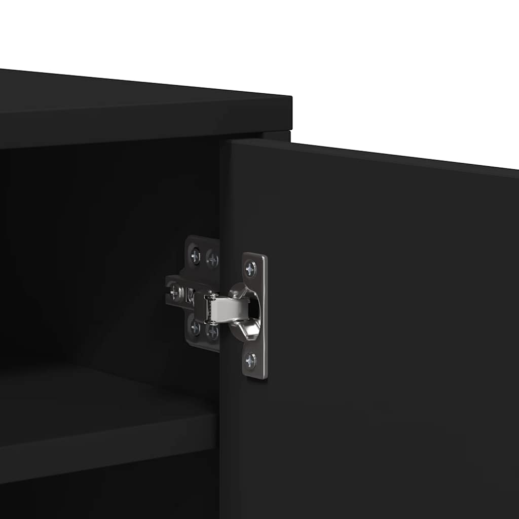 Shoe cabinets 60 x 35 x 70 cm Black 6 compartments for shoes