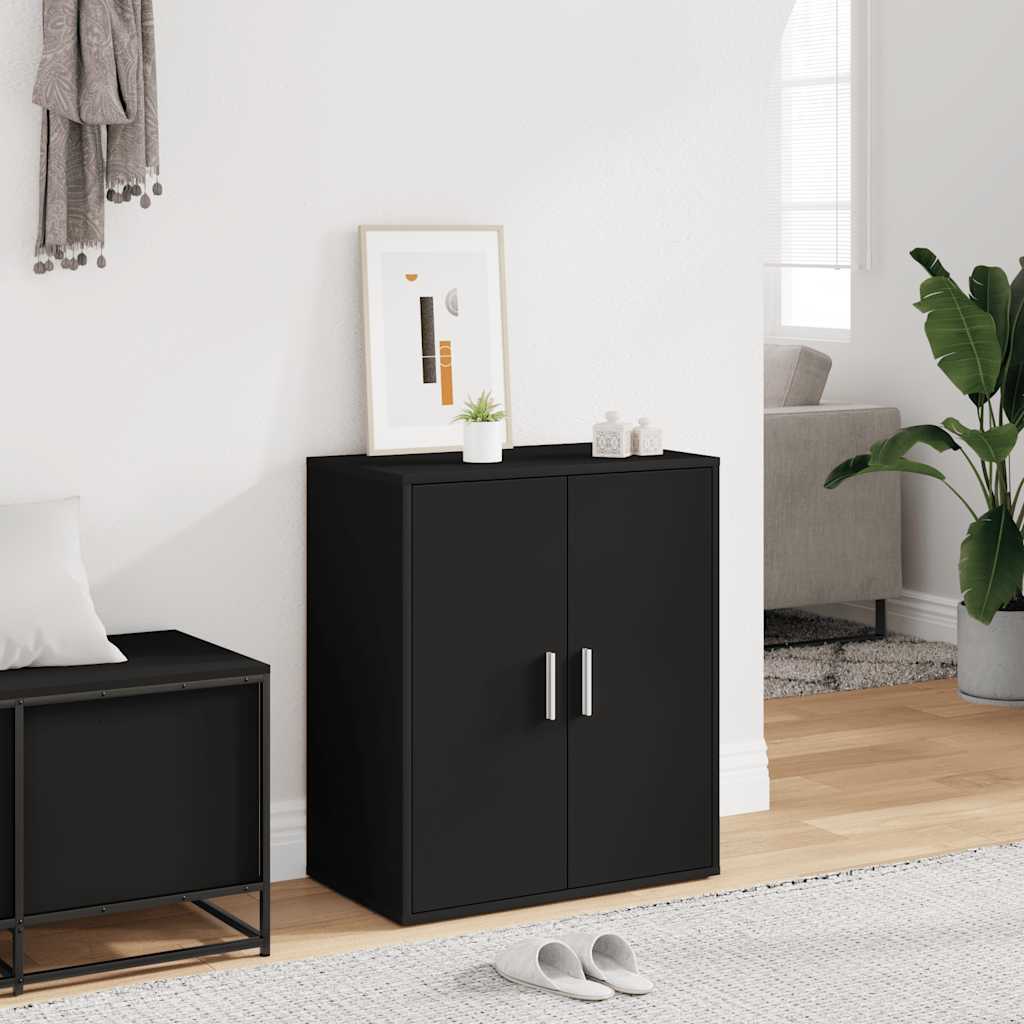 Shoe cabinets 60 x 35 x 70 cm Black 6 compartments for shoes