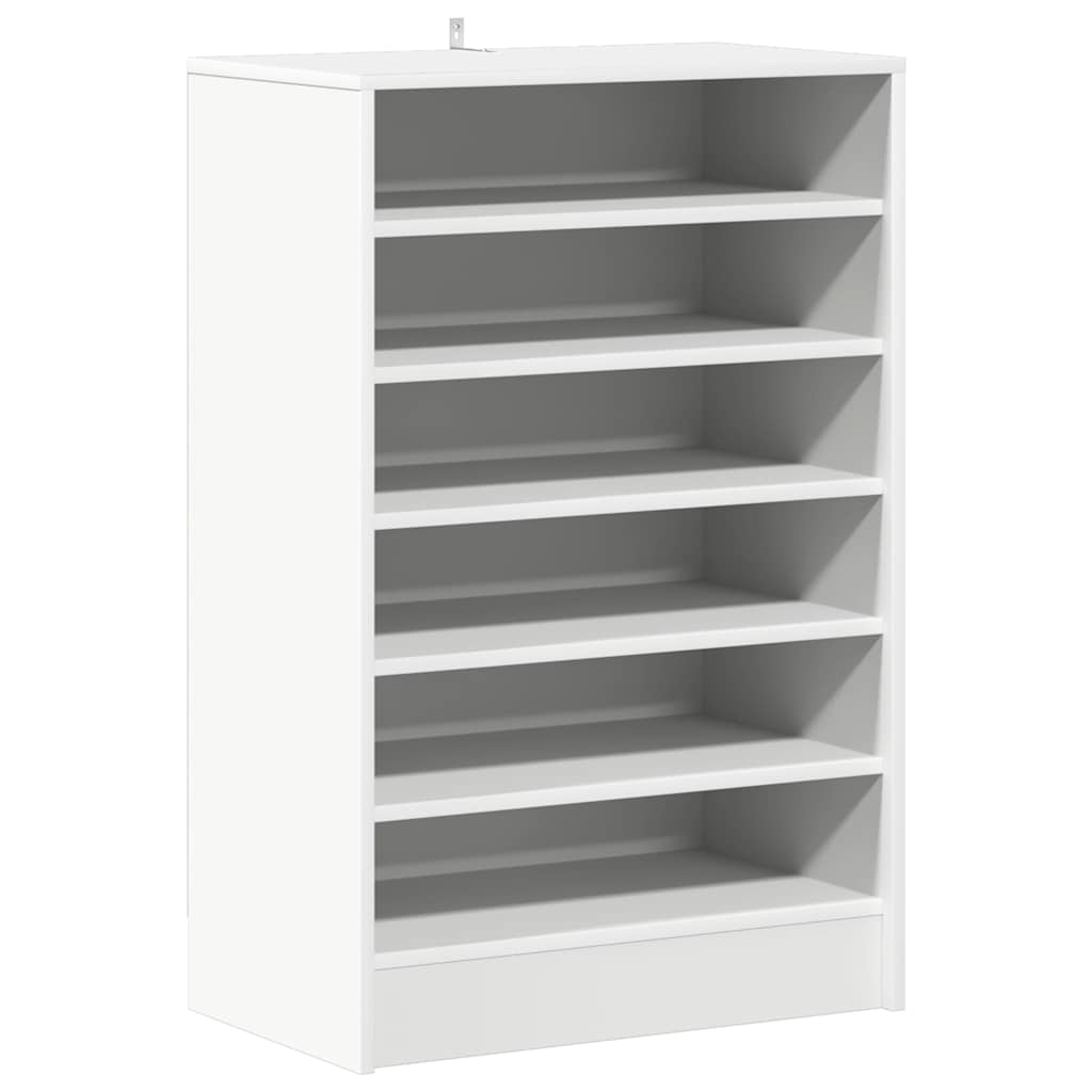 Shoe cabinets 60 x 35 x 92 cm White 6 compartments for shoes