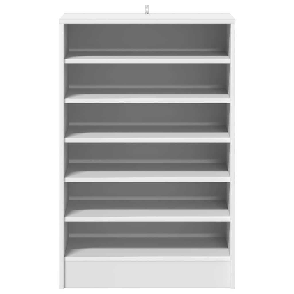 Shoe cabinets 60 x 35 x 92 cm White 6 compartments for shoes