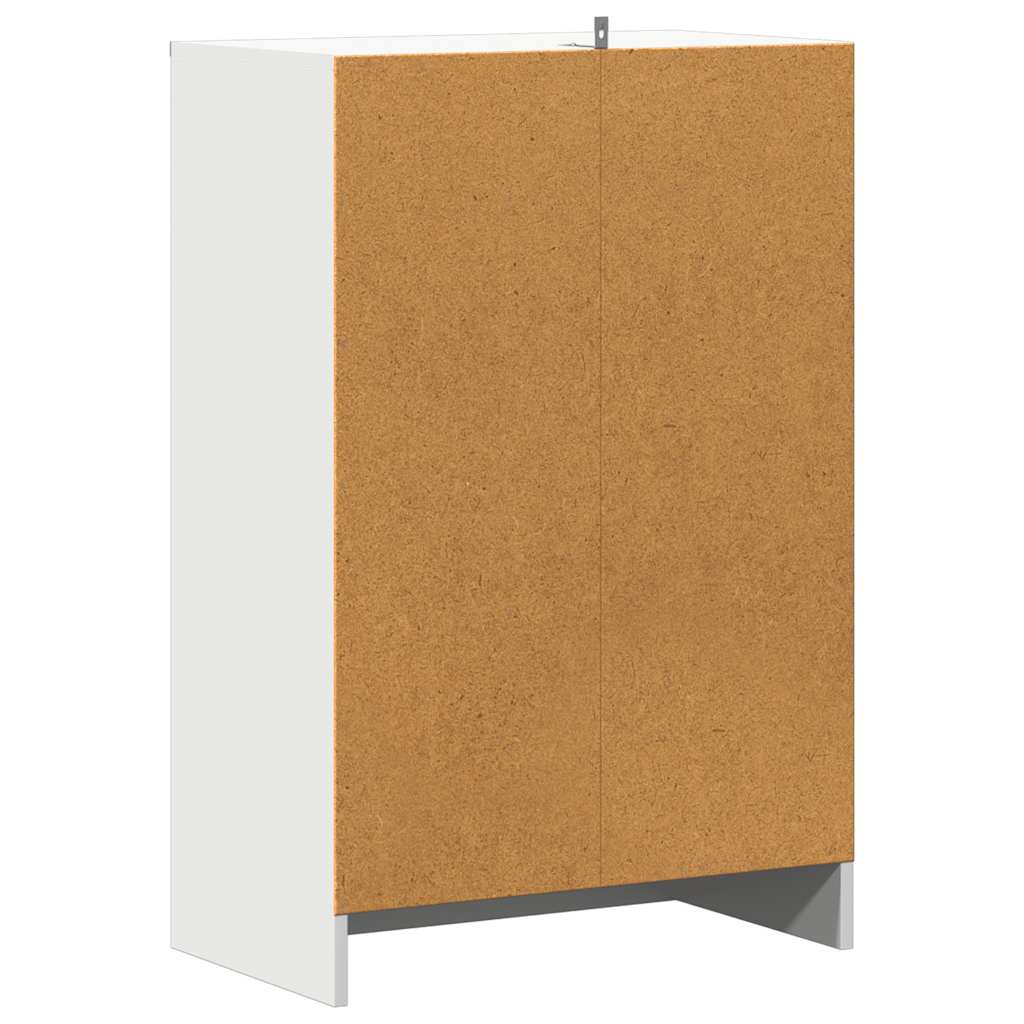 Shoe Cabinet White 60x35x92 cm Engineered Wood
