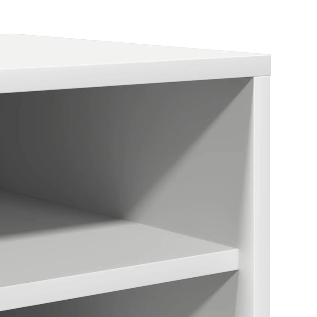 Shoe cabinets 60 x 35 x 92 cm White 6 compartments for shoes