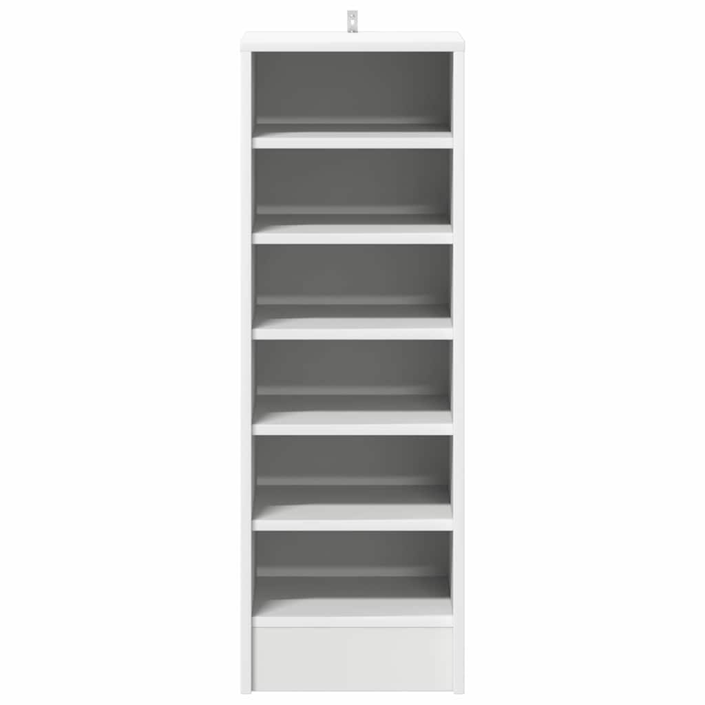 Shoe cabinets 31,5 x 35 x 90 cm White 6 compartments