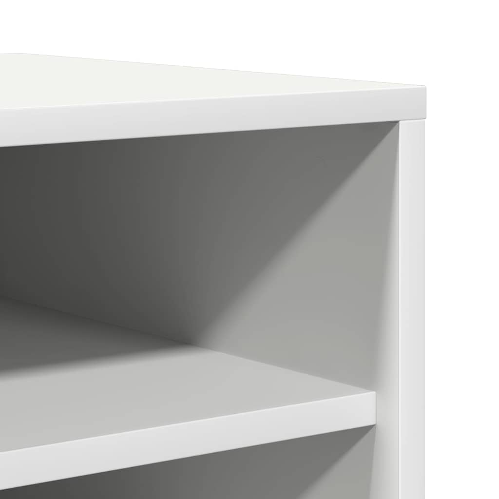 Shoe cabinets 31,5 x 35 x 90 cm White 6 compartments