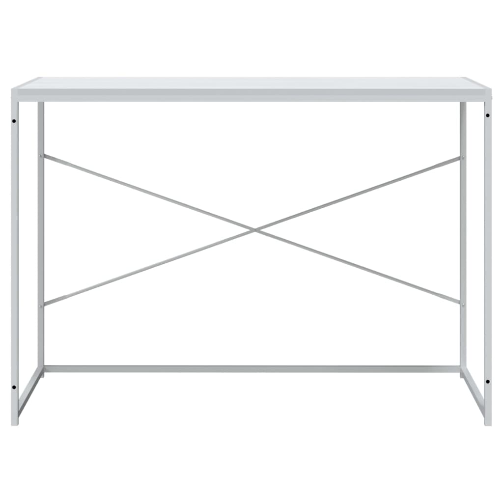Computer Desk White 110x60x70 cm Engineered Wood