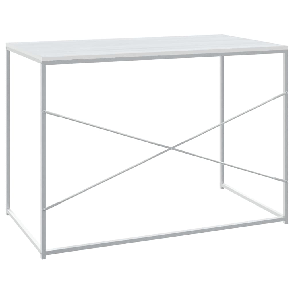 Computer Desk White 110x60x70 cm Engineered Wood