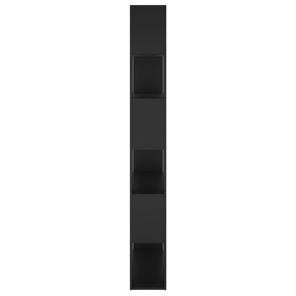 Book Cabinet Room Divider Black 100x24x188 cm