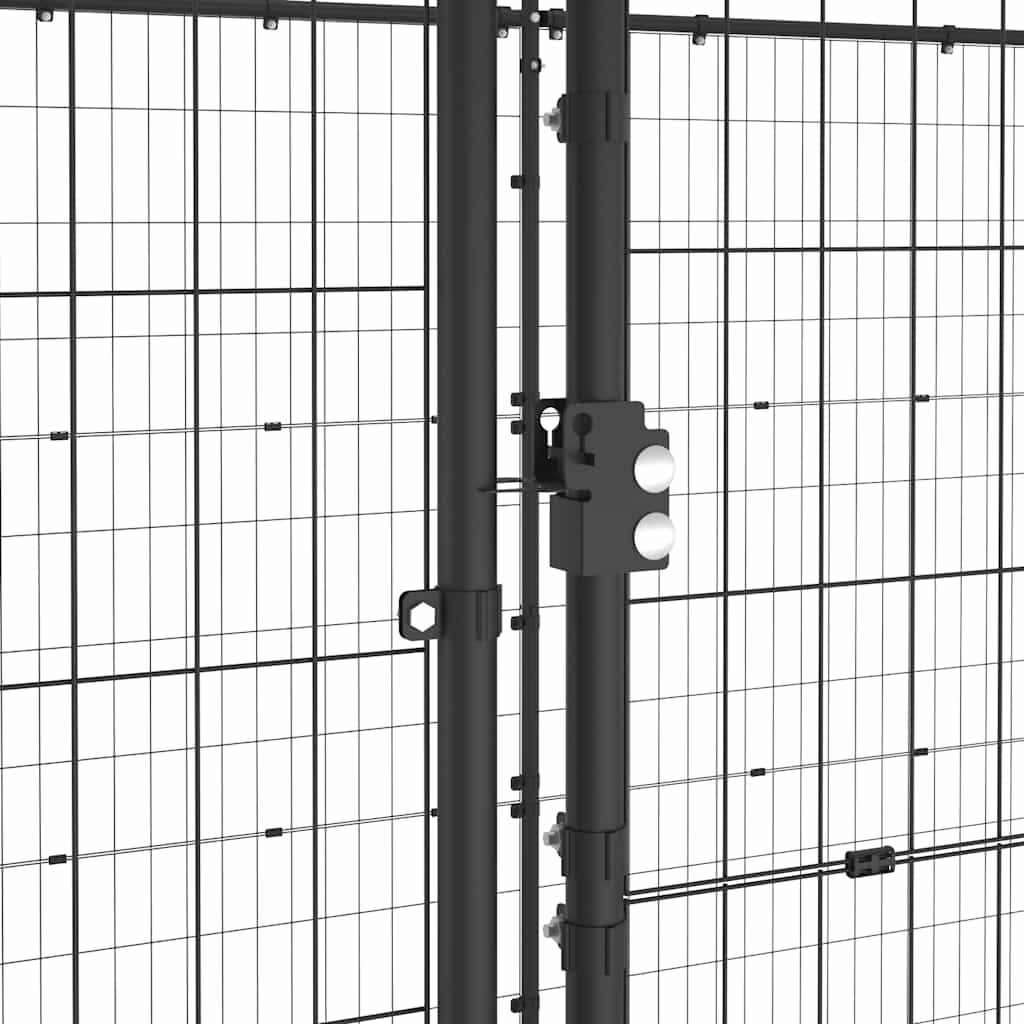 Outdoor Dog Kennel Steel 26.62 m²
