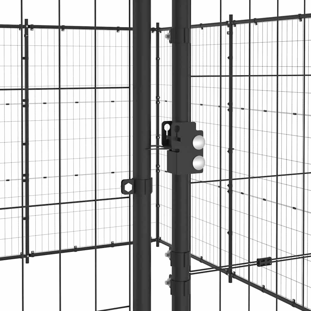 Outdoor Dog Kennel Steel 24,2 m²