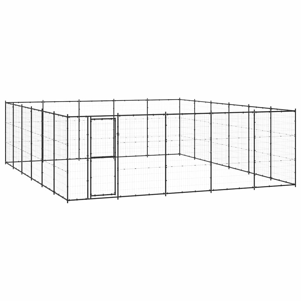 Outdoor Dog Kennel Steel 36,3 m²