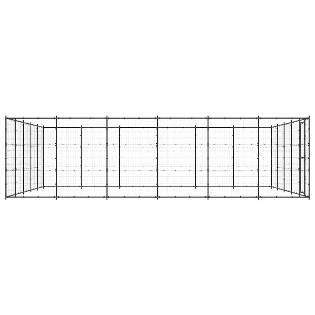 Outdoor Dog Kennel Steel 36,3 m²