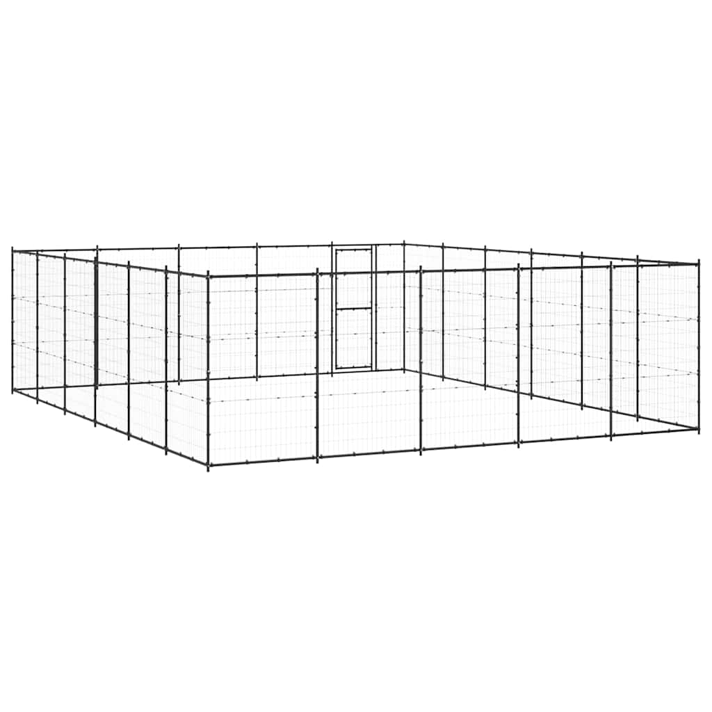 Outdoor Dog Kennel Steel 36,3 m²