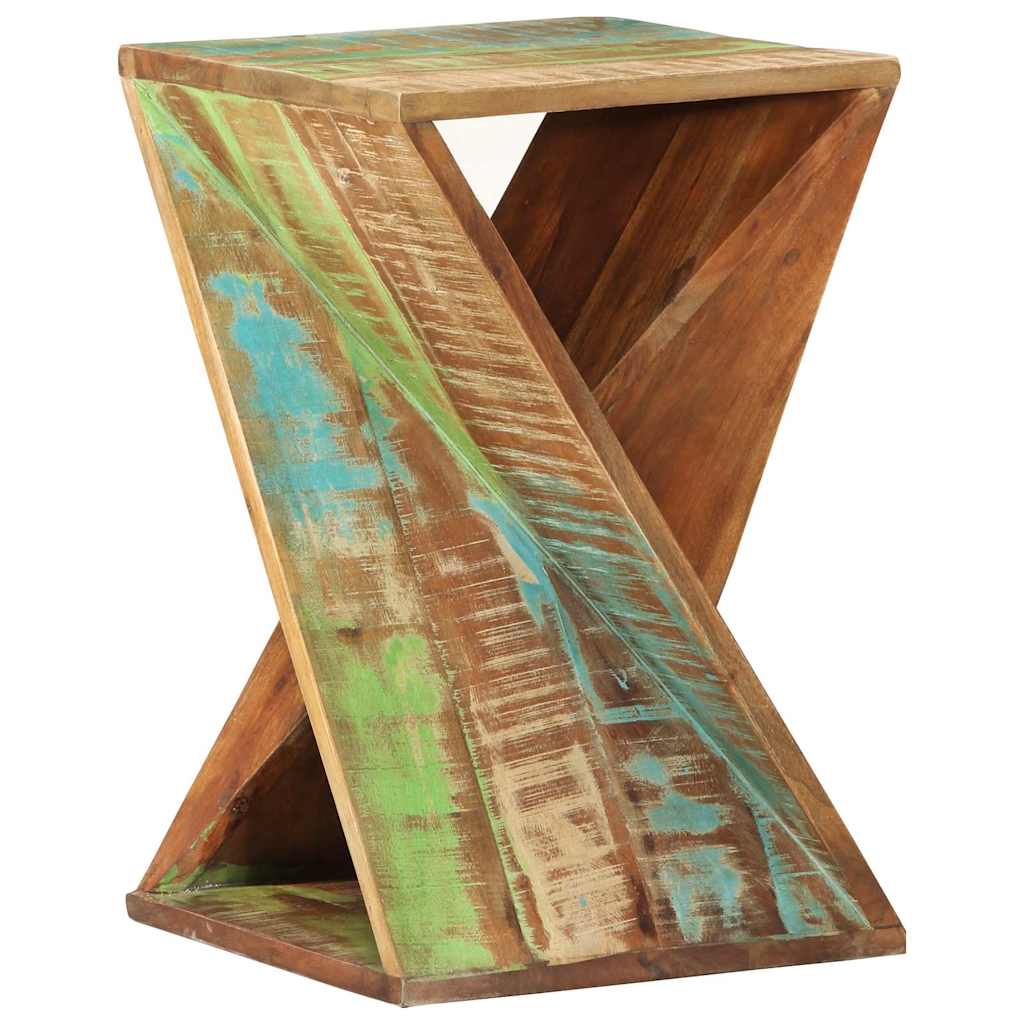 Side Table 35x35x55 cm Solid Wood Reclaimed