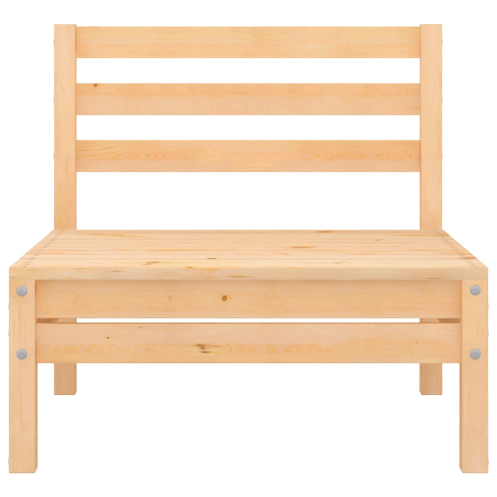 8 Piece Garden Lounge Set Solid Pinewood