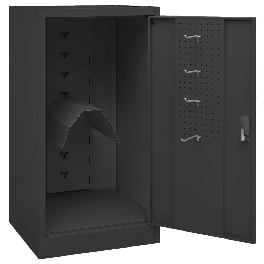Saddle Cabinet Anthracite 53x53x105 cm Steel