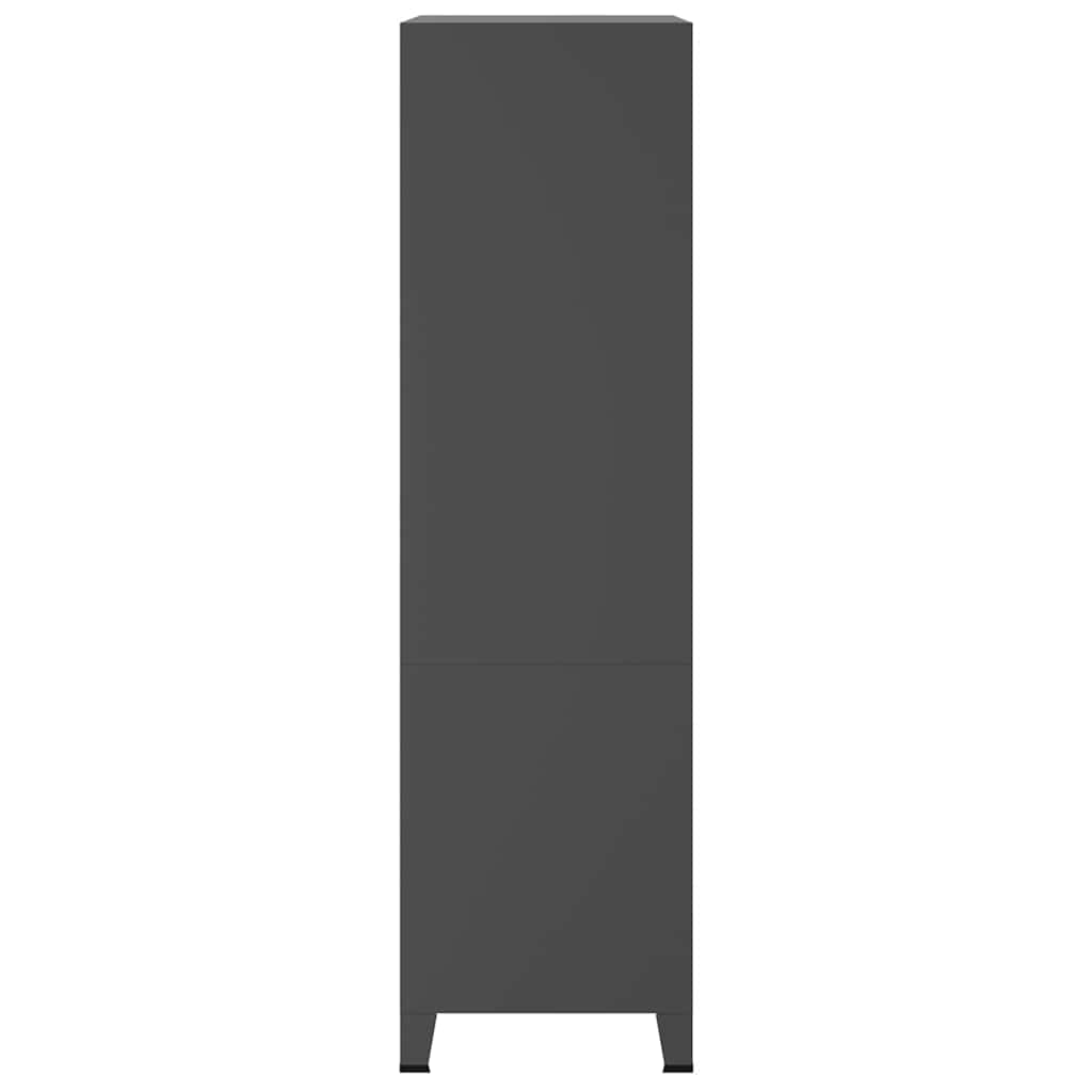 Industrial Wardrobe Anthracite 90x50x180 cm Metal