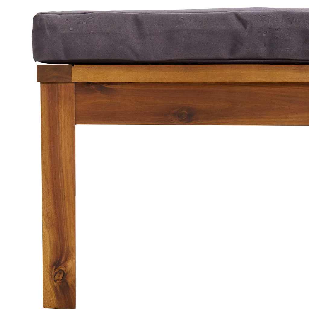 6 Piece Garden Lounge Set with Cushion Solid Acacia Wood