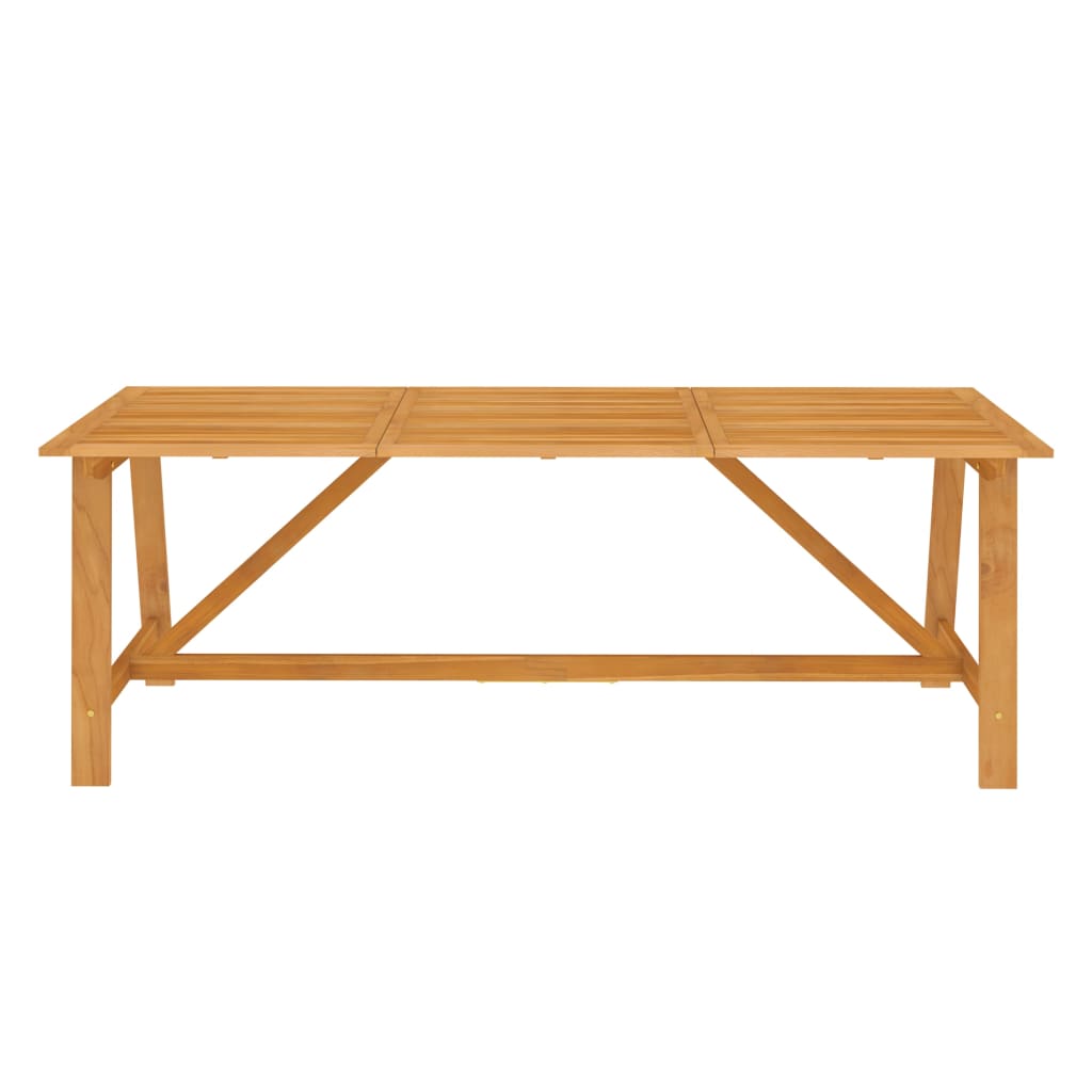9 Piece Garden Dining Set Solid Wood Acacia