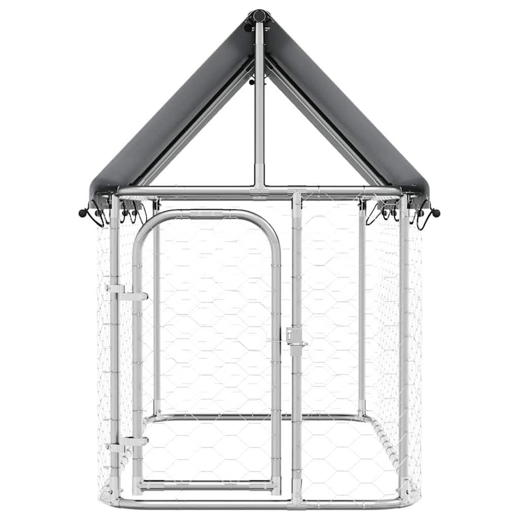Outdoor Dog Kennel with Roof 200x100x150 cm
