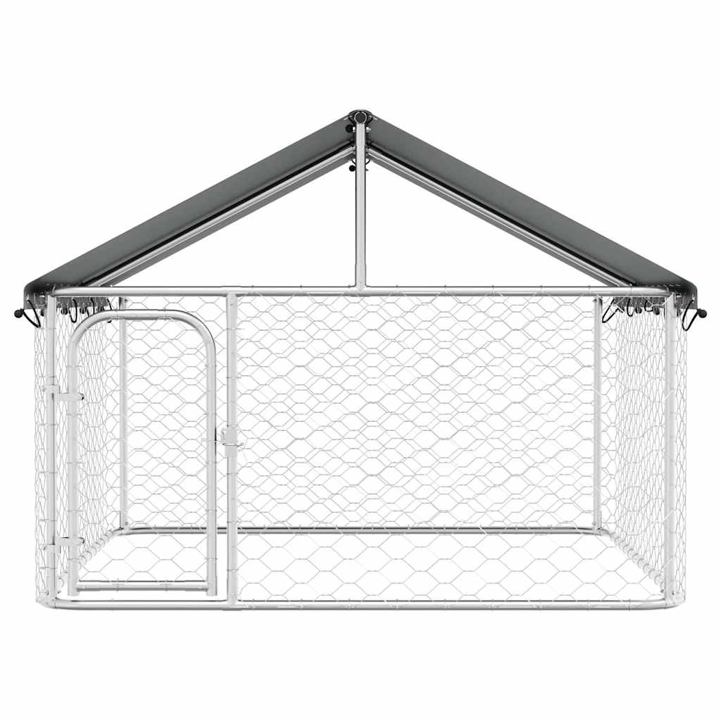 Outdoor Dog Kennel with Roof 200x200x150 cm