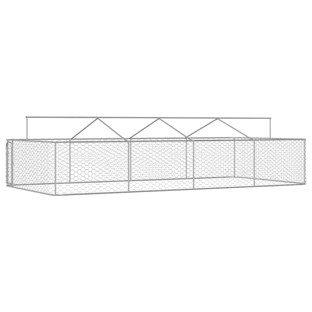 Outdoor Dog Kennel with Roof 600x300x150 cm