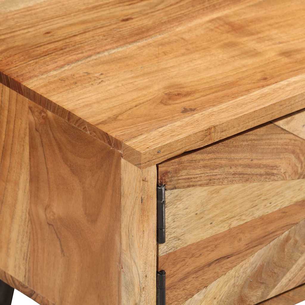 TV Cabinet 145x35x35 cm Solid Wood Acacia