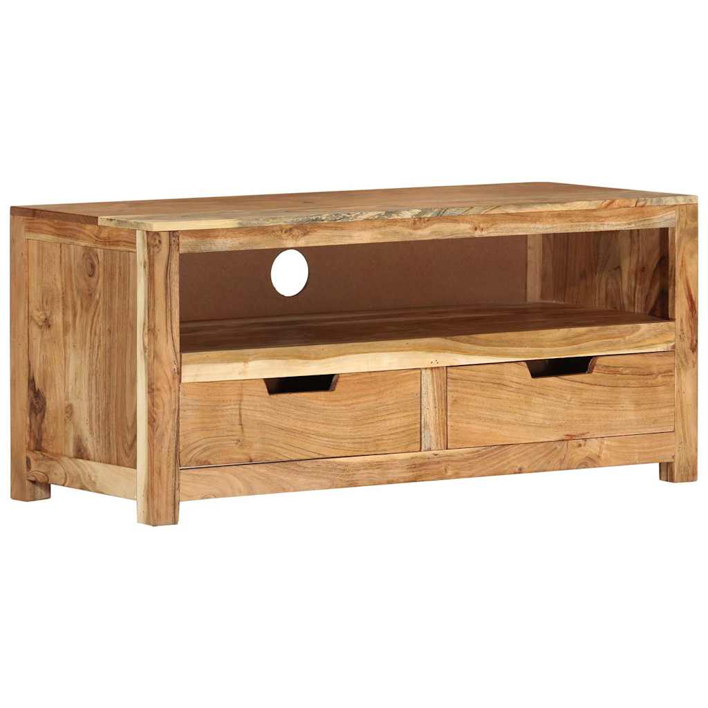 TV Cabinet 88x35x40 cm Solid Wood Acacia