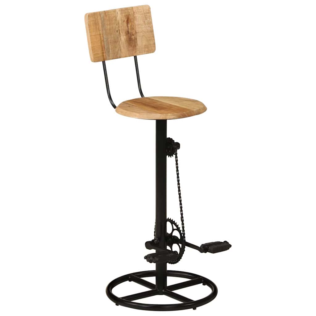 Bar Stools 2 pcs Solid Wood Mango