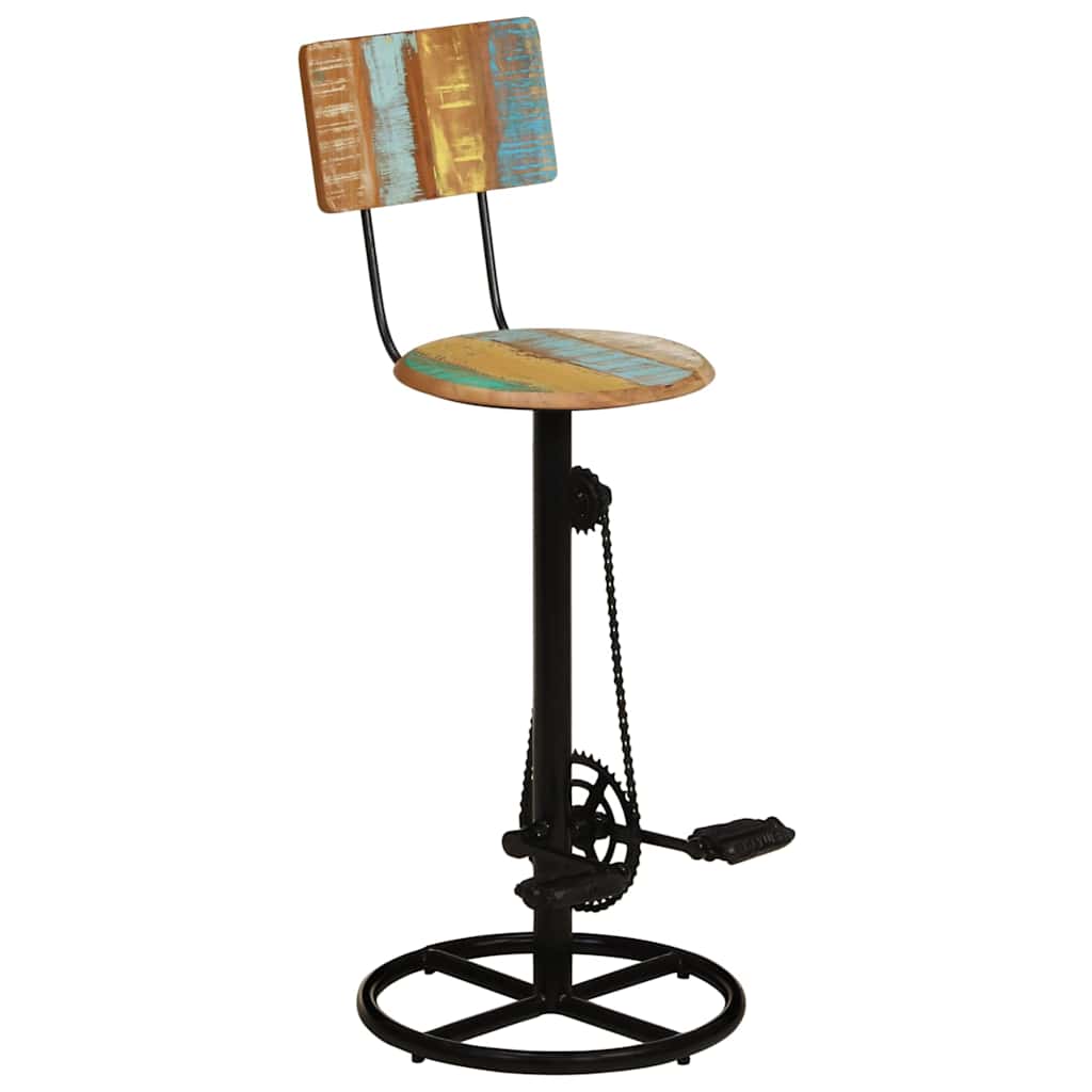 Bar Stools 2 pcs Solid Wood Reclaimed
