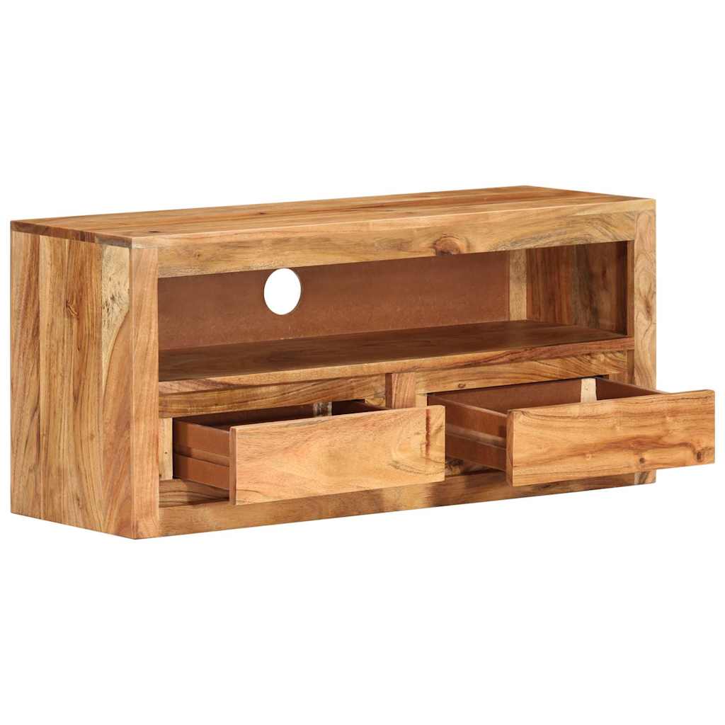 TV Cabinet 88x30x40 cm Solid Wood Acacia
