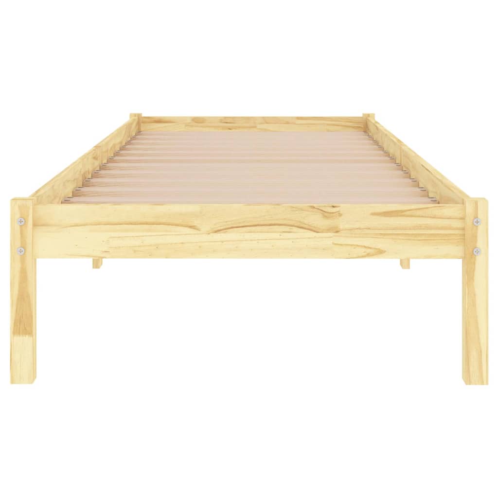 Bed Frame without Mattress Solid Wood 90x190 cm