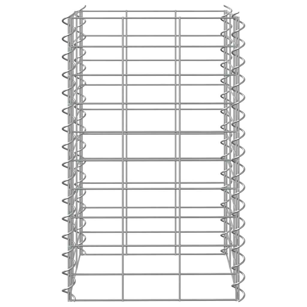 Gabion Raised Beds 3 pcs 30x30x50 cm Iron