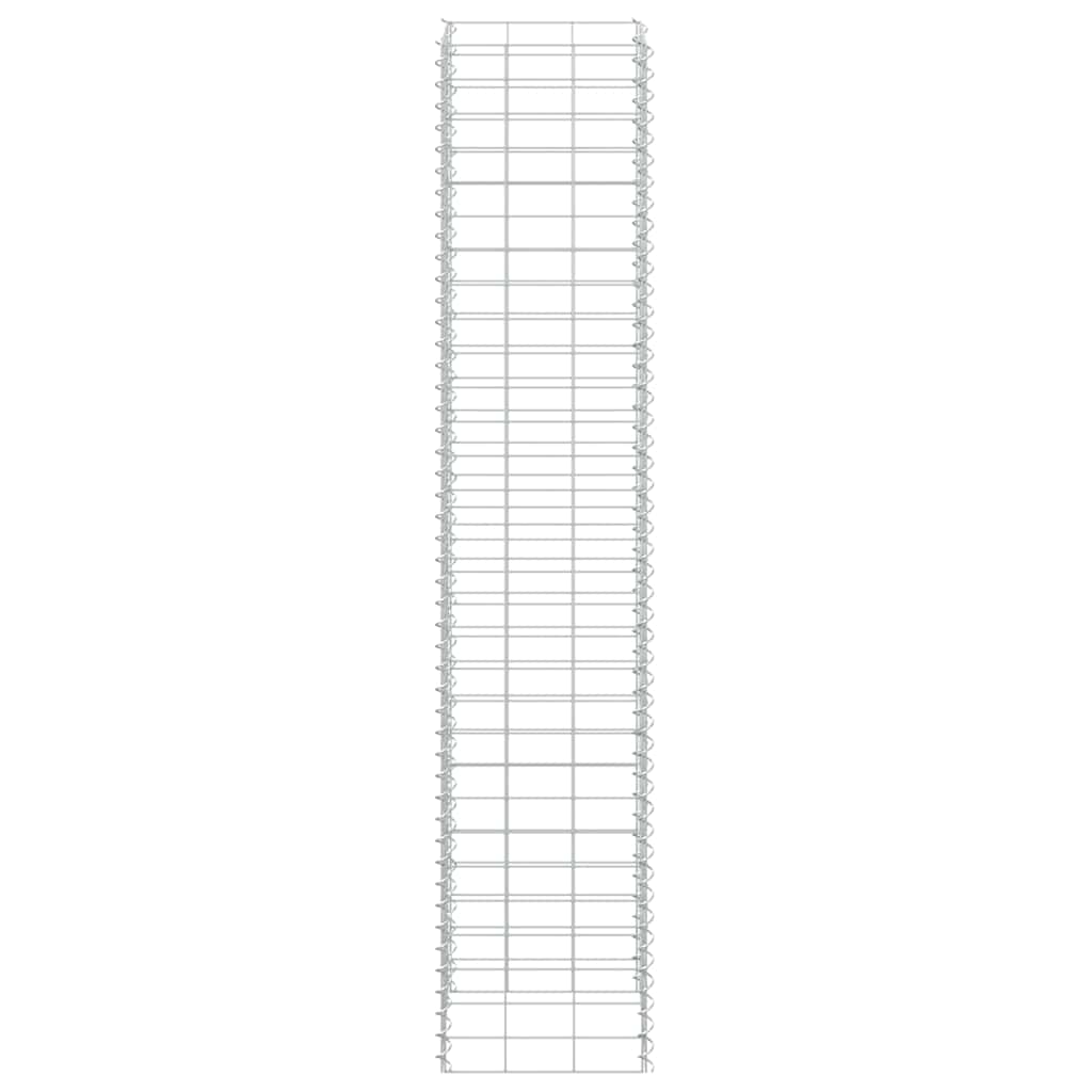 Gabion Raised Beds 3 pcs 30x30x150 cm Iron