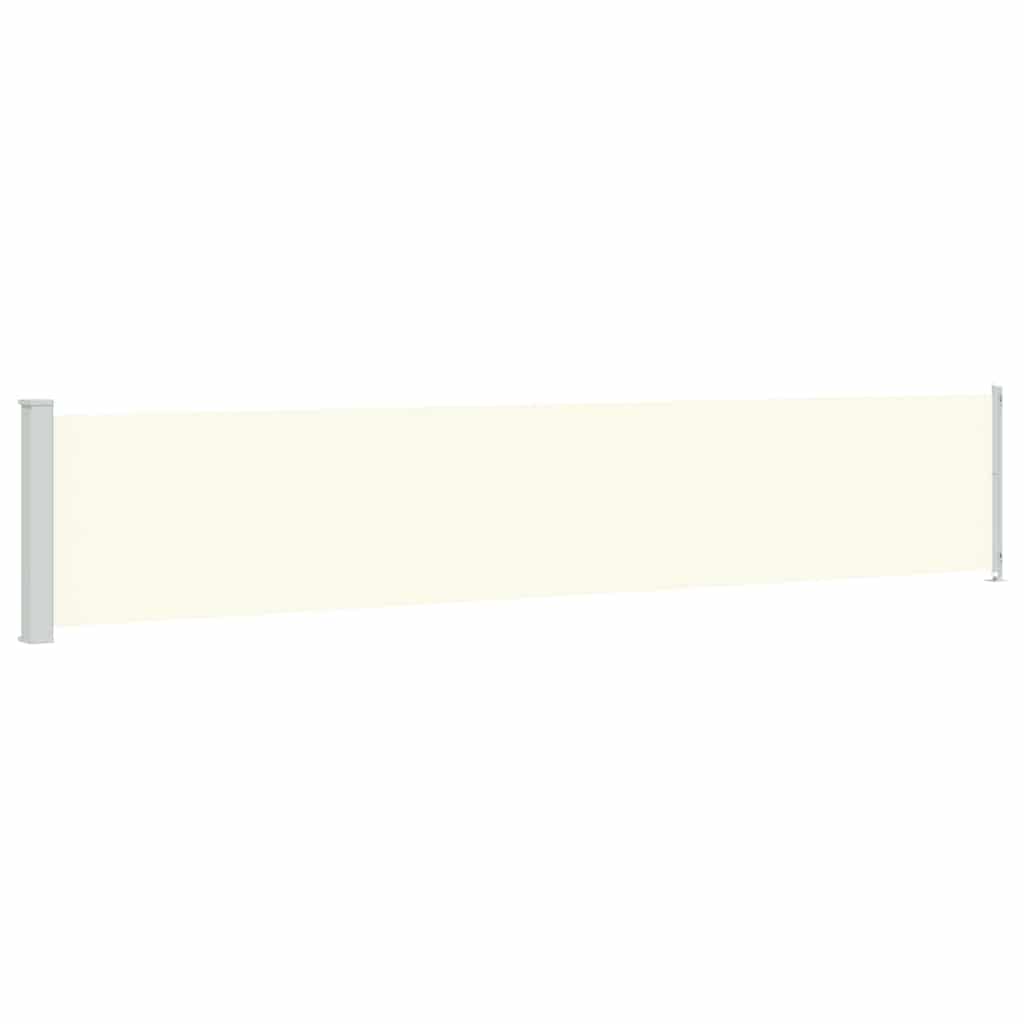 Patio Retractable Side Awning 117x600 cm Cream