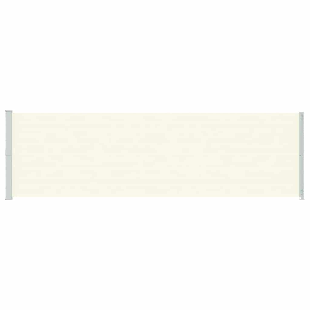 Patio Retractable Side Awning 180x600 cm Cream