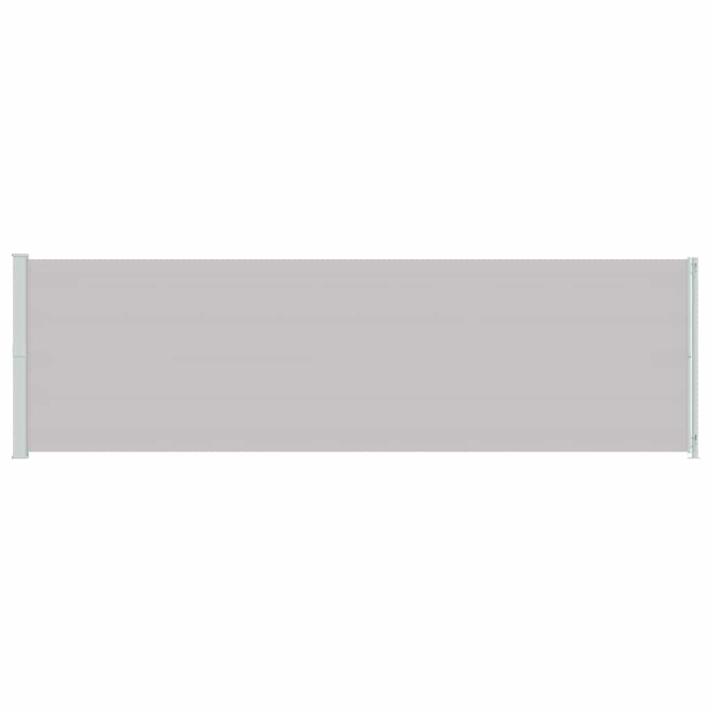 Patio Retractable Side Awning 180x600 cm Grey