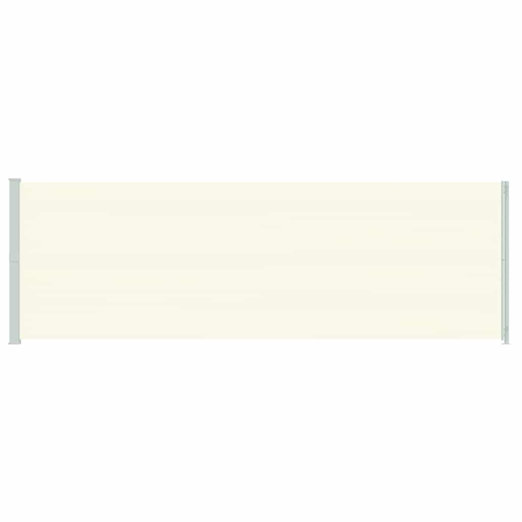 Patio Retractable Side Awning 200x600 cm Cream