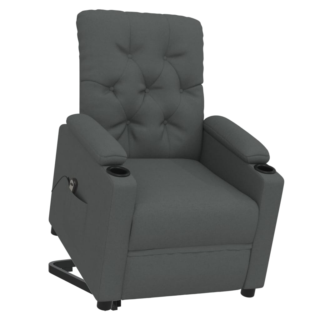 Stand up Chair Dark Grey Fabric
