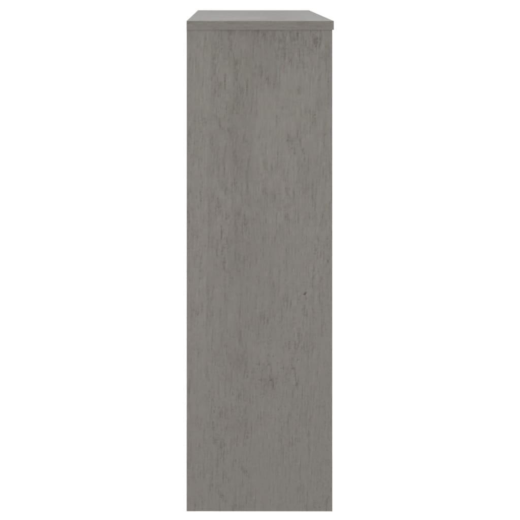 Top for Highboard"HAMAR" Light Grey 90x30x100cm Solid Wood Pine