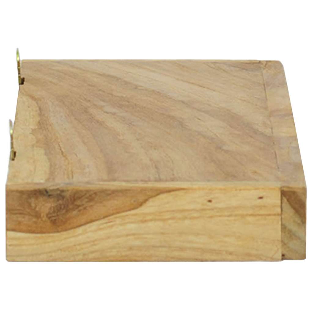 Wall Shelves 2 pcs 40x15x4 cm Solid Wood Teak