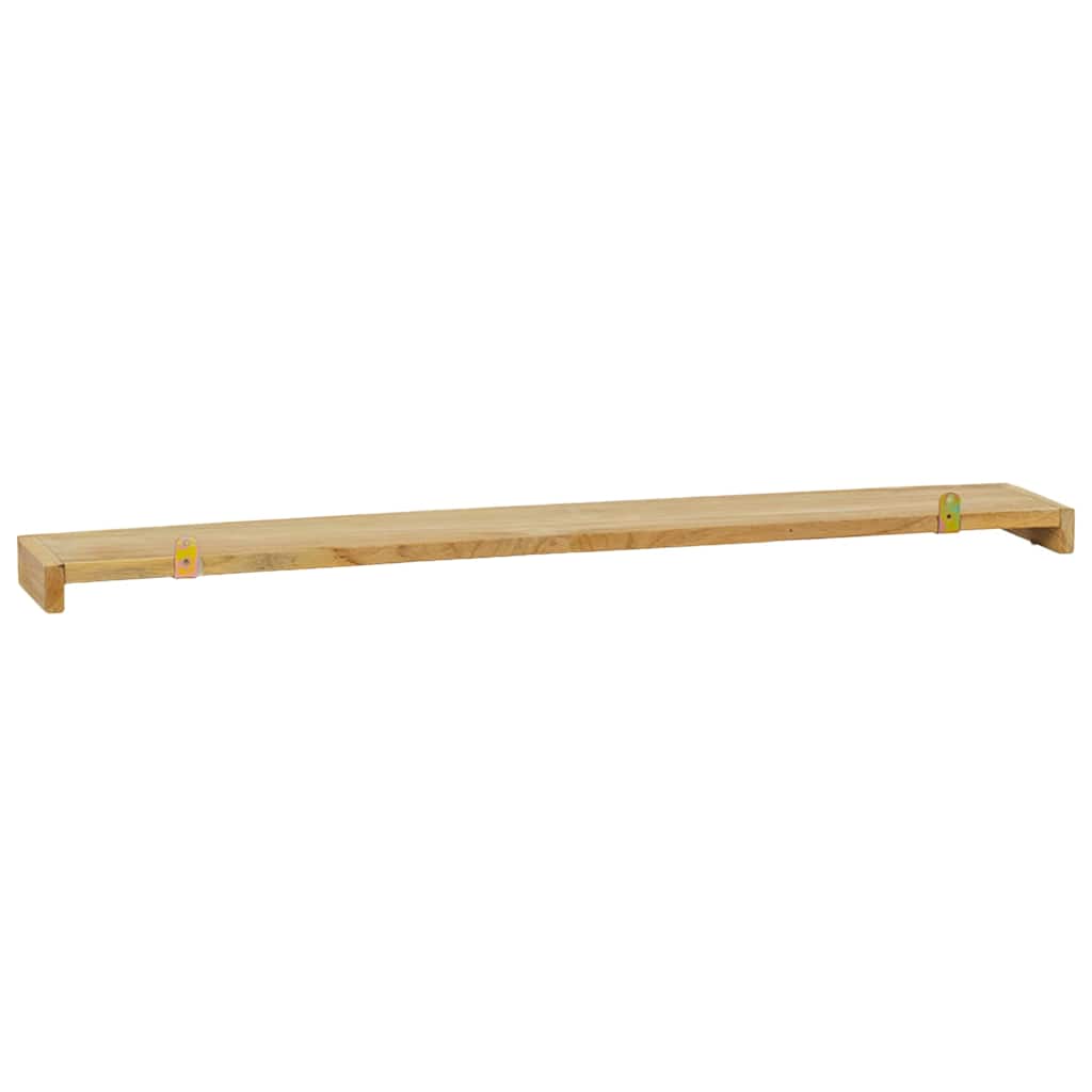 Wall Shelves 2 pcs 90x15x4 cm Solid Wood Teak